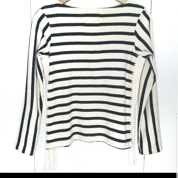 Anthropologie Pepin Mariner Striped Pullover sweater Top Sz XL - Picture 3 of 9